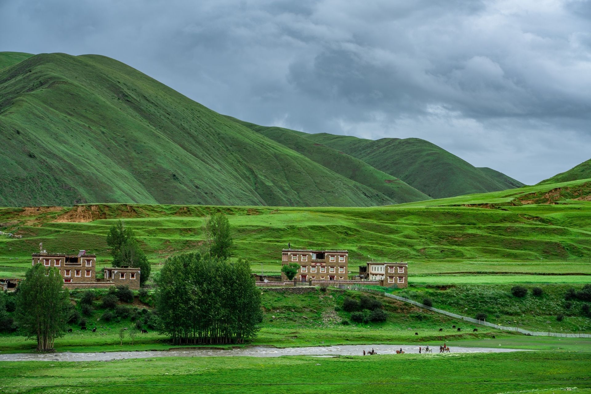 Xinduqiao landscape, Sichuan, China